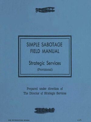 cover image of Simple Sabotage Field Manual (Unabridged)